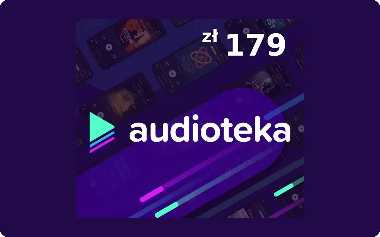 Audioteka 179 zł Gift Card (Poland)