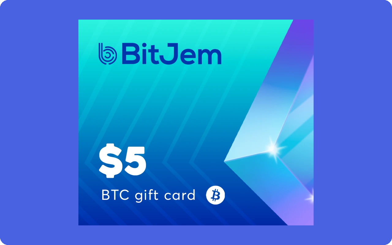Bitjem Crypto $5 Gift Card