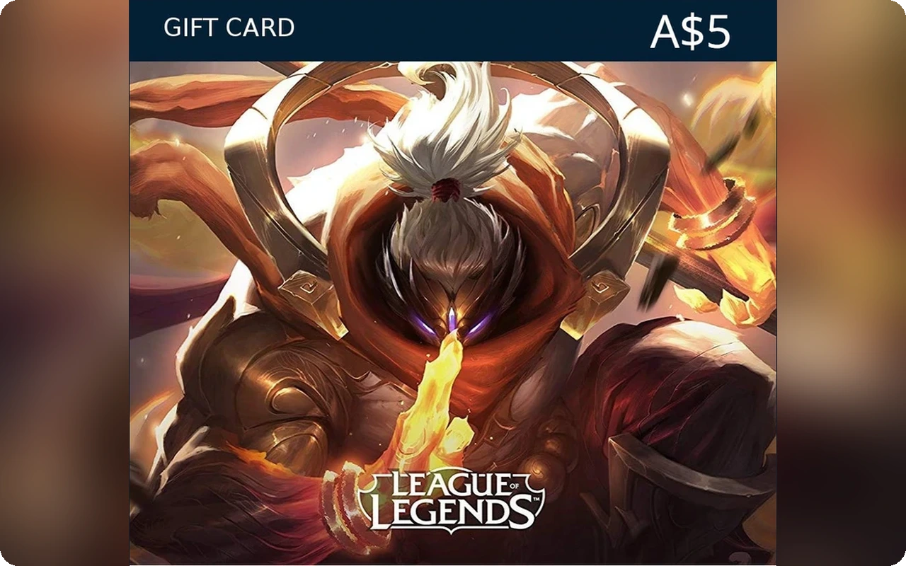 League of Legends A$5 Gift Card (Australia)
