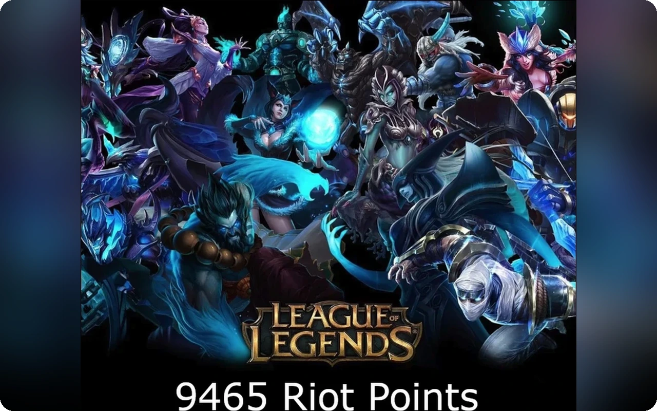 League of Legends 9465 Gift Card (New Zealand)