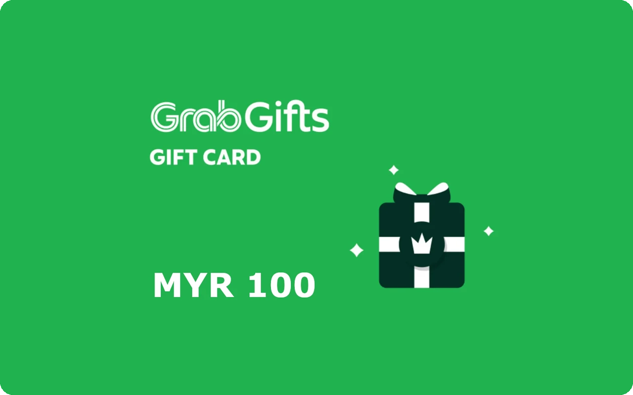 Grab 100 RM Gift Card (Malaysia)