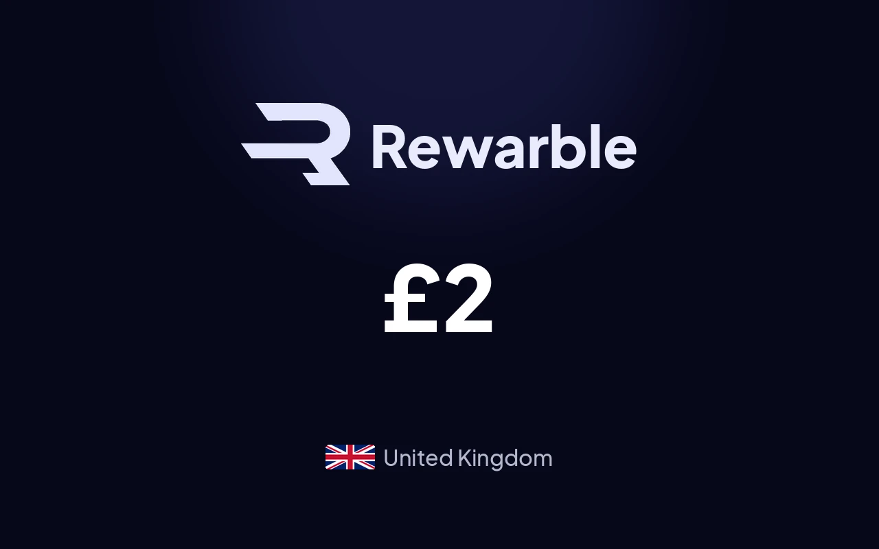 Rewarble PayPal £2 Gift Card (United Kingdom)