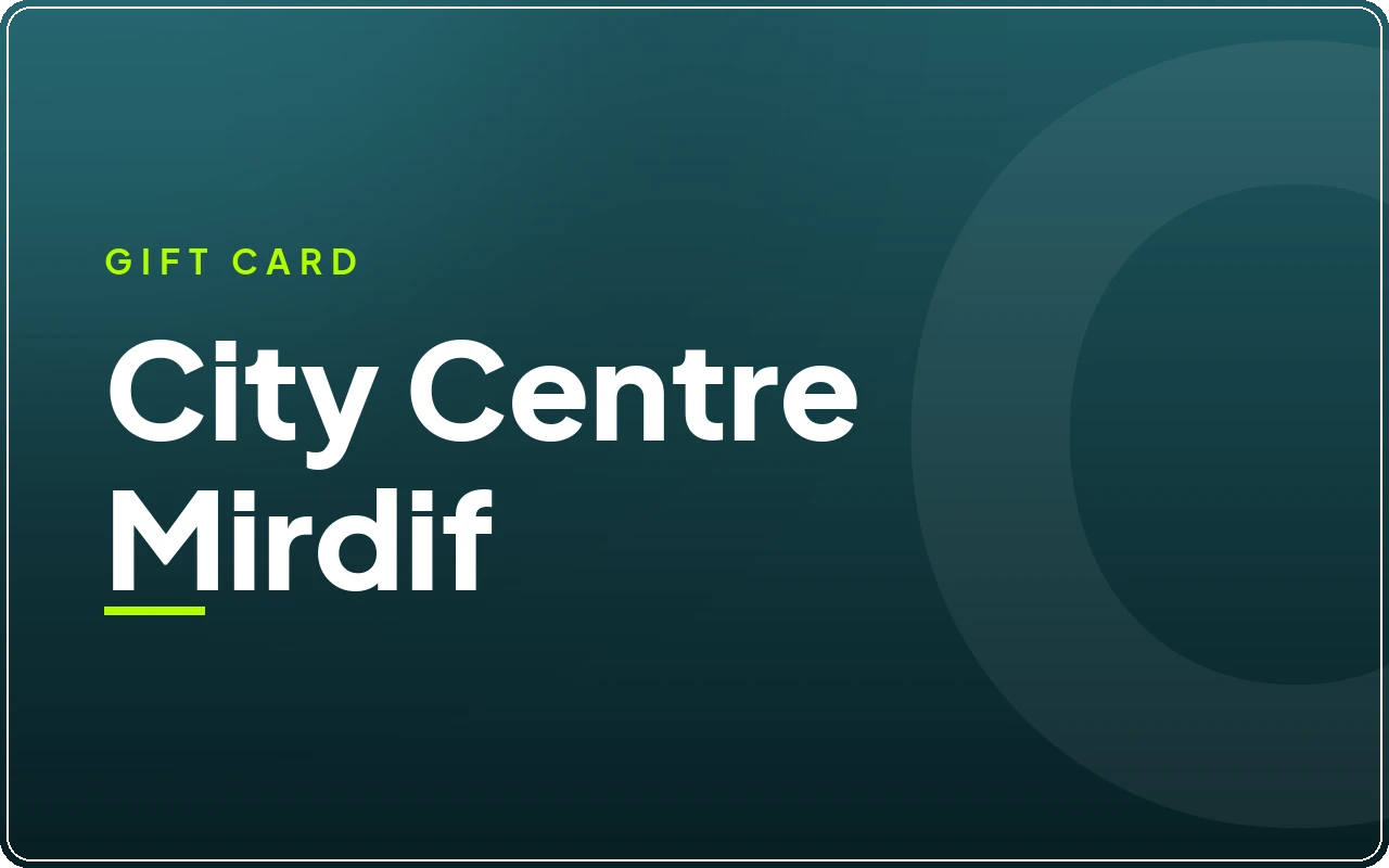 City Centre Mirdiff Dubai 250 AED Gift Card (United Arab Emirates)