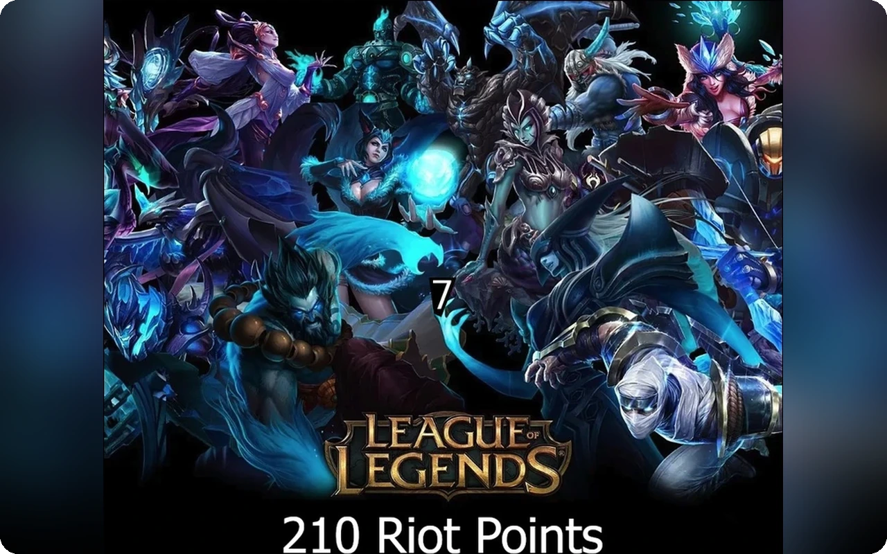 League of Legends 210 Gift Card (Turkey)