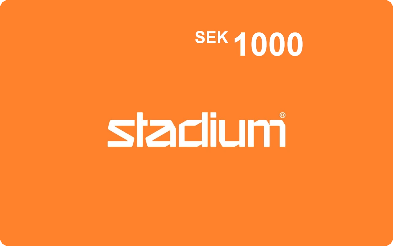 Stadium 1000 kr Gift Card (Sweden)