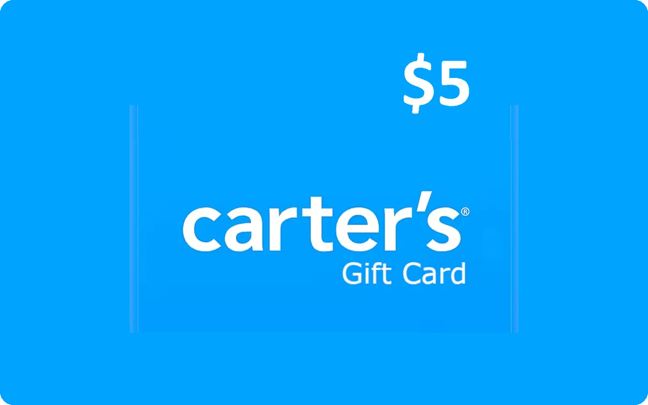 Carter's $5 Gift Card (United States)