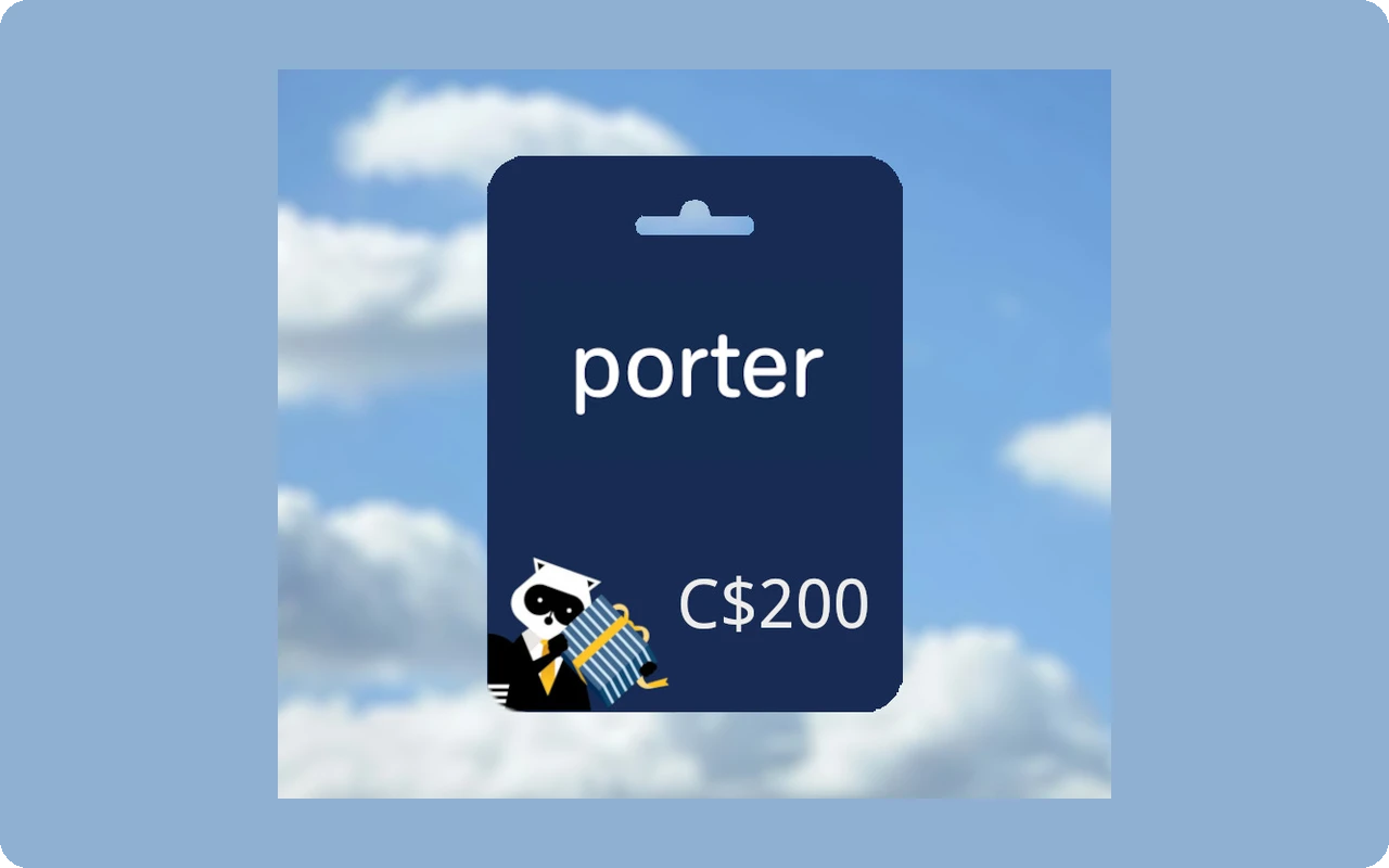 Porter Airlines C$200 Gift Card (Canada)