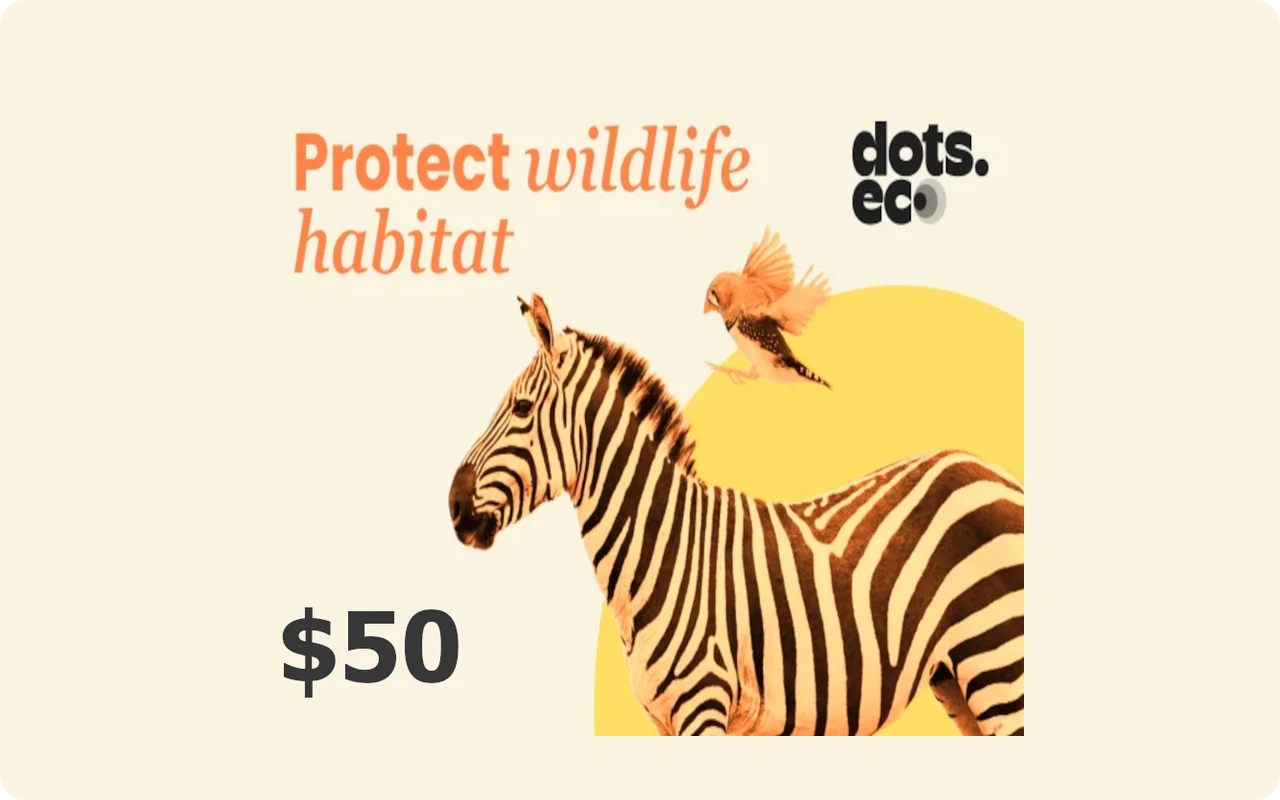 Protect Wildlife Habitat $50 Gift Card (United States)
