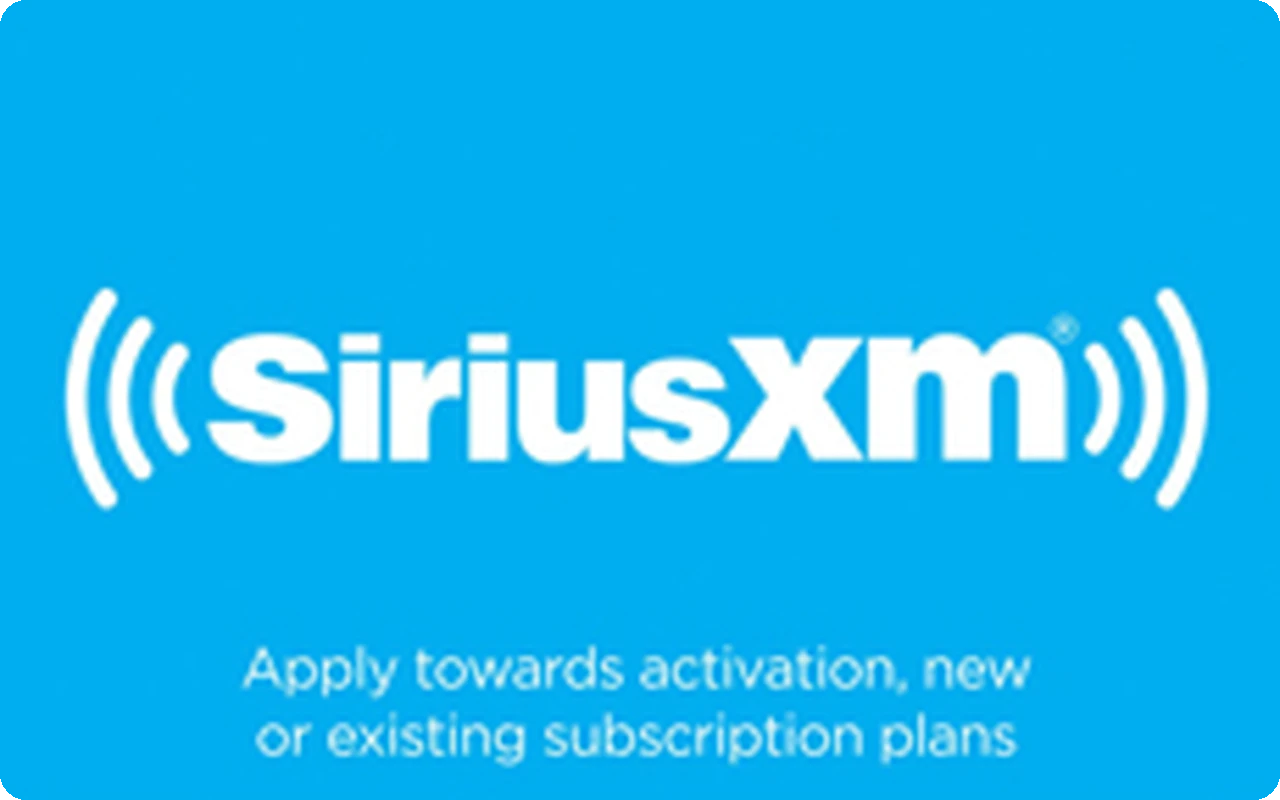 SiriusXM $30 Gift Card (United States)