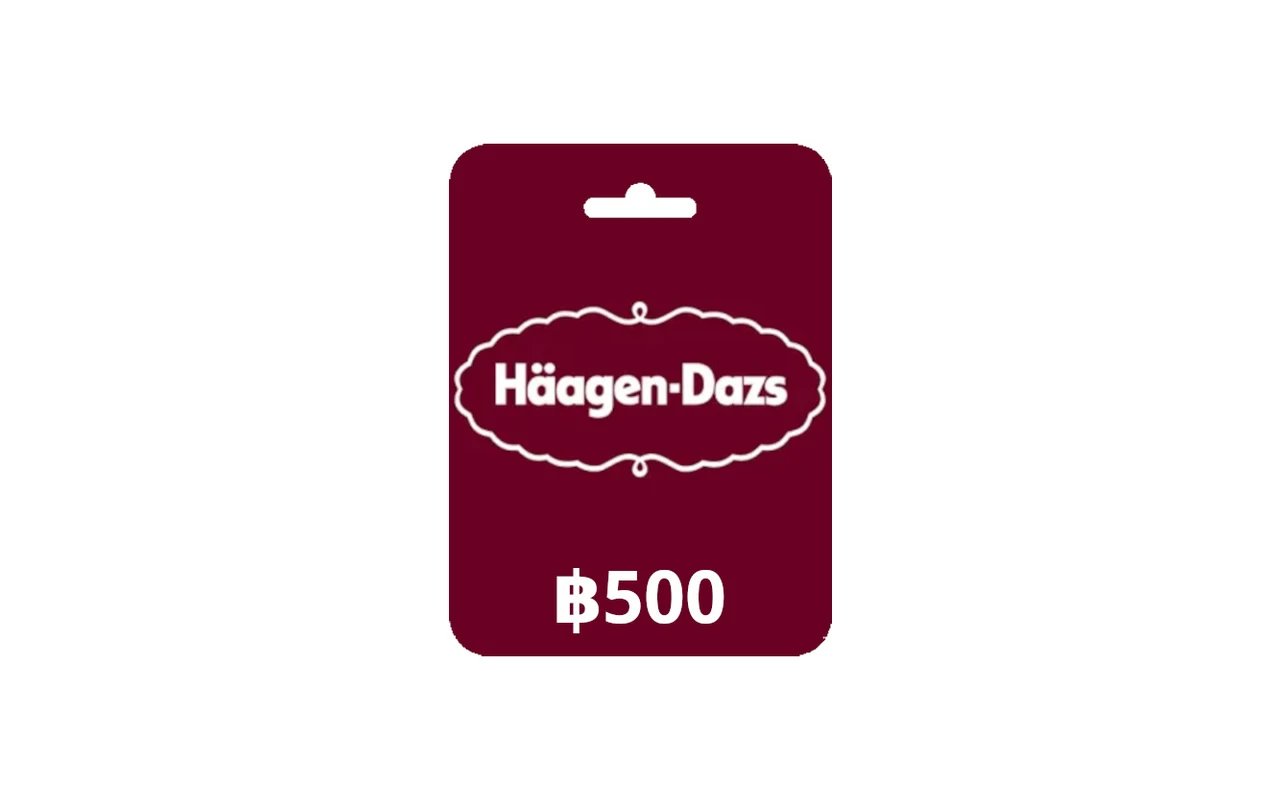 Haagen Dazs ฿500 Gift Card (Thailand)