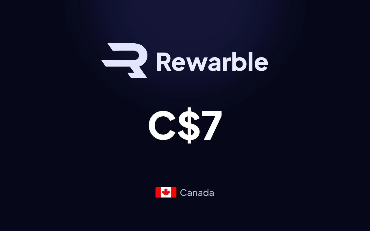 Rewarble Super C$7 Gift Card (Canada)