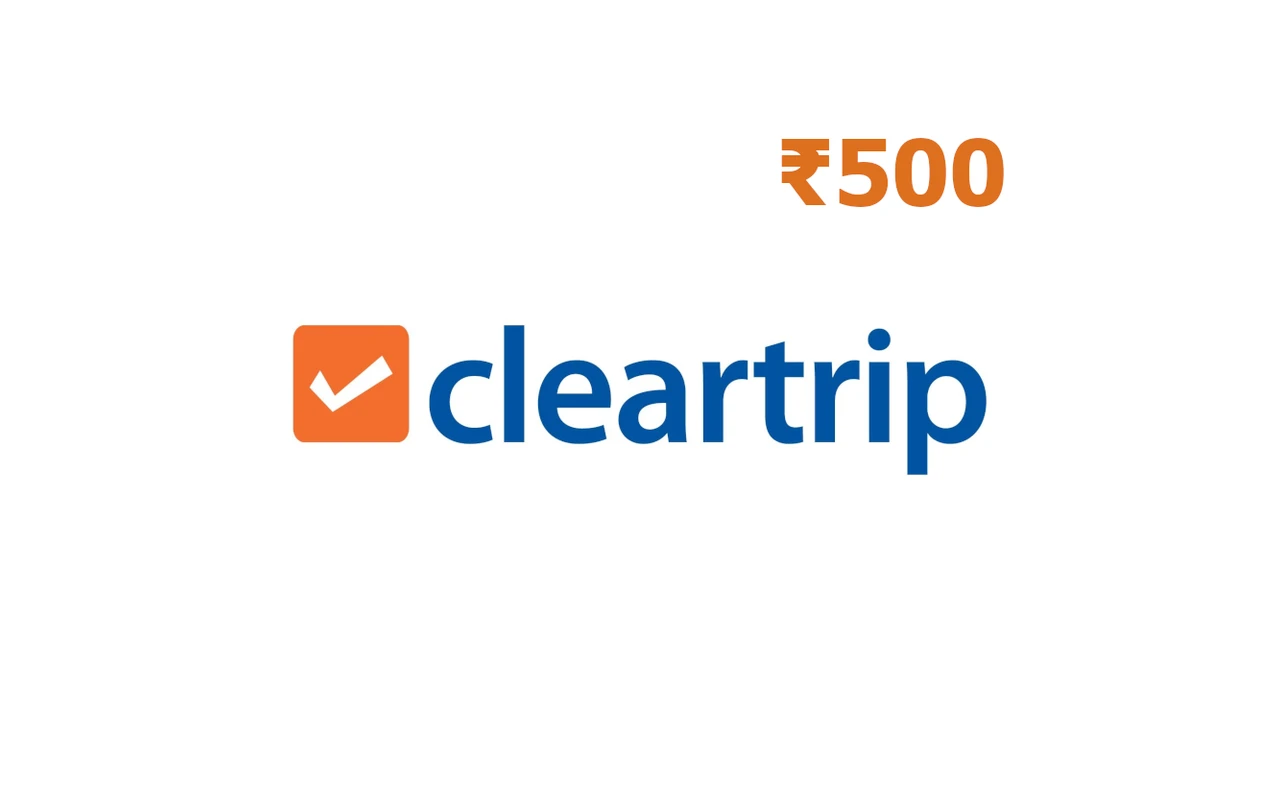 Cleartrip Flights & Hotels ₹500 Gift Card (India)