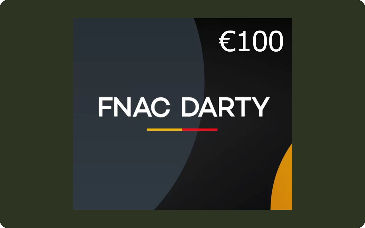 Fnac Darty €100 Gift Card (France)