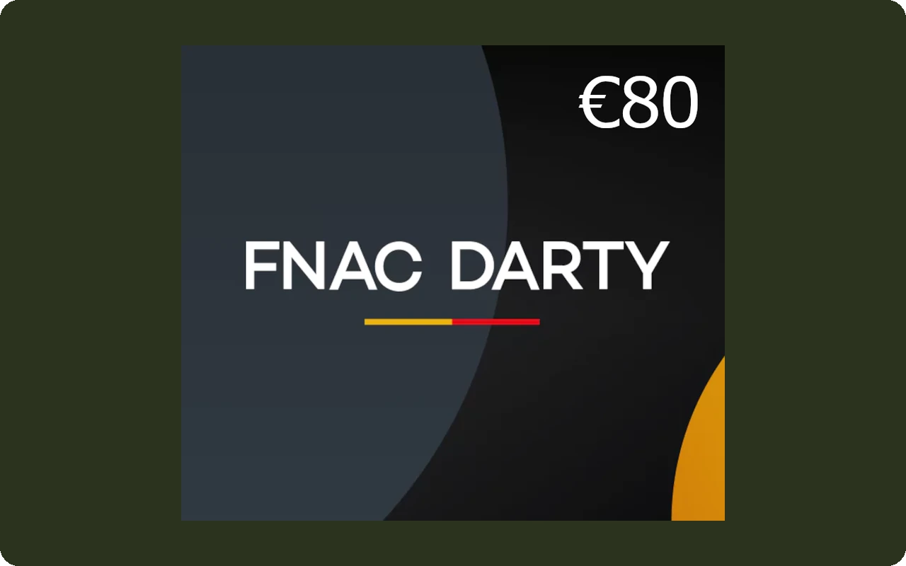 Fnac Darty €80 Gift Card (France)