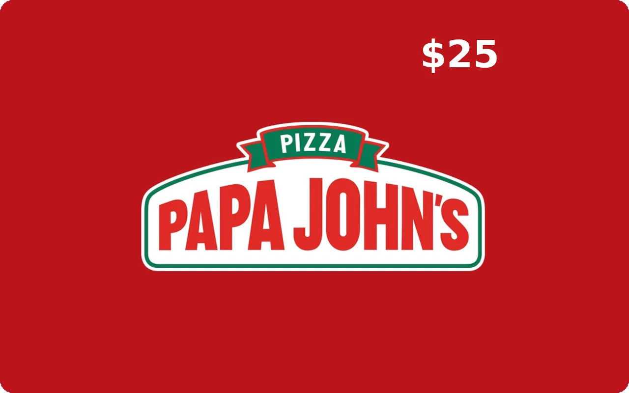 Papa John $25 Gift Card (United States)
