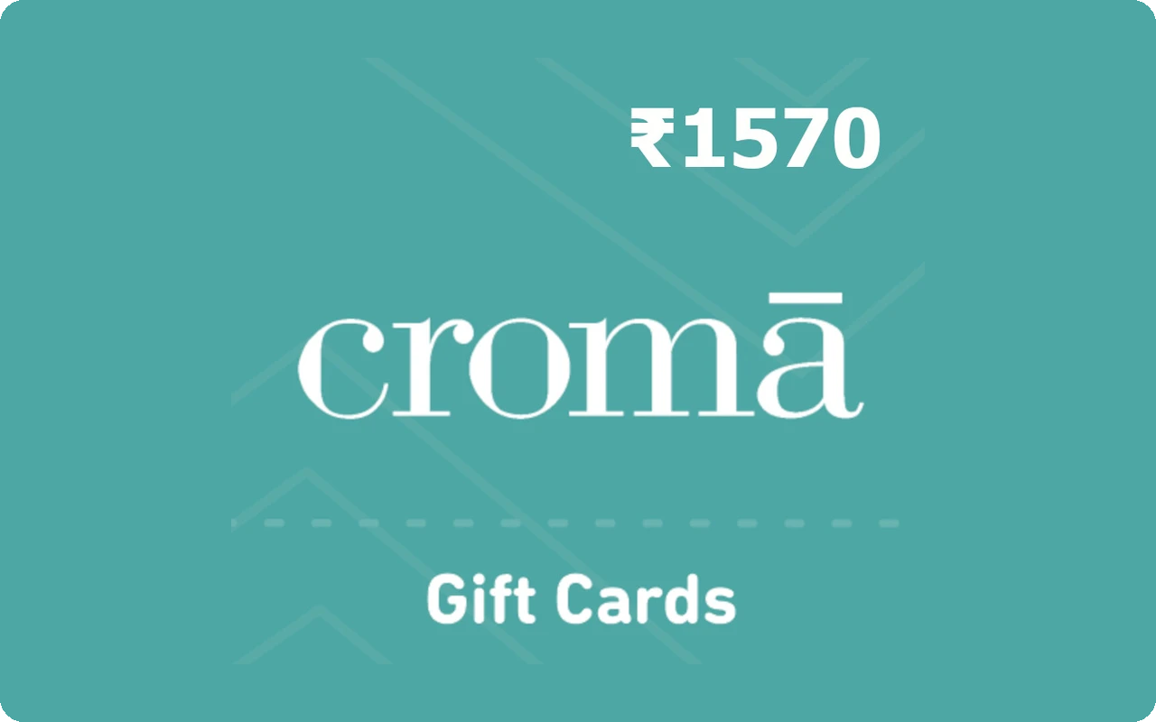 Croma ₹1570 Gift Card (India)