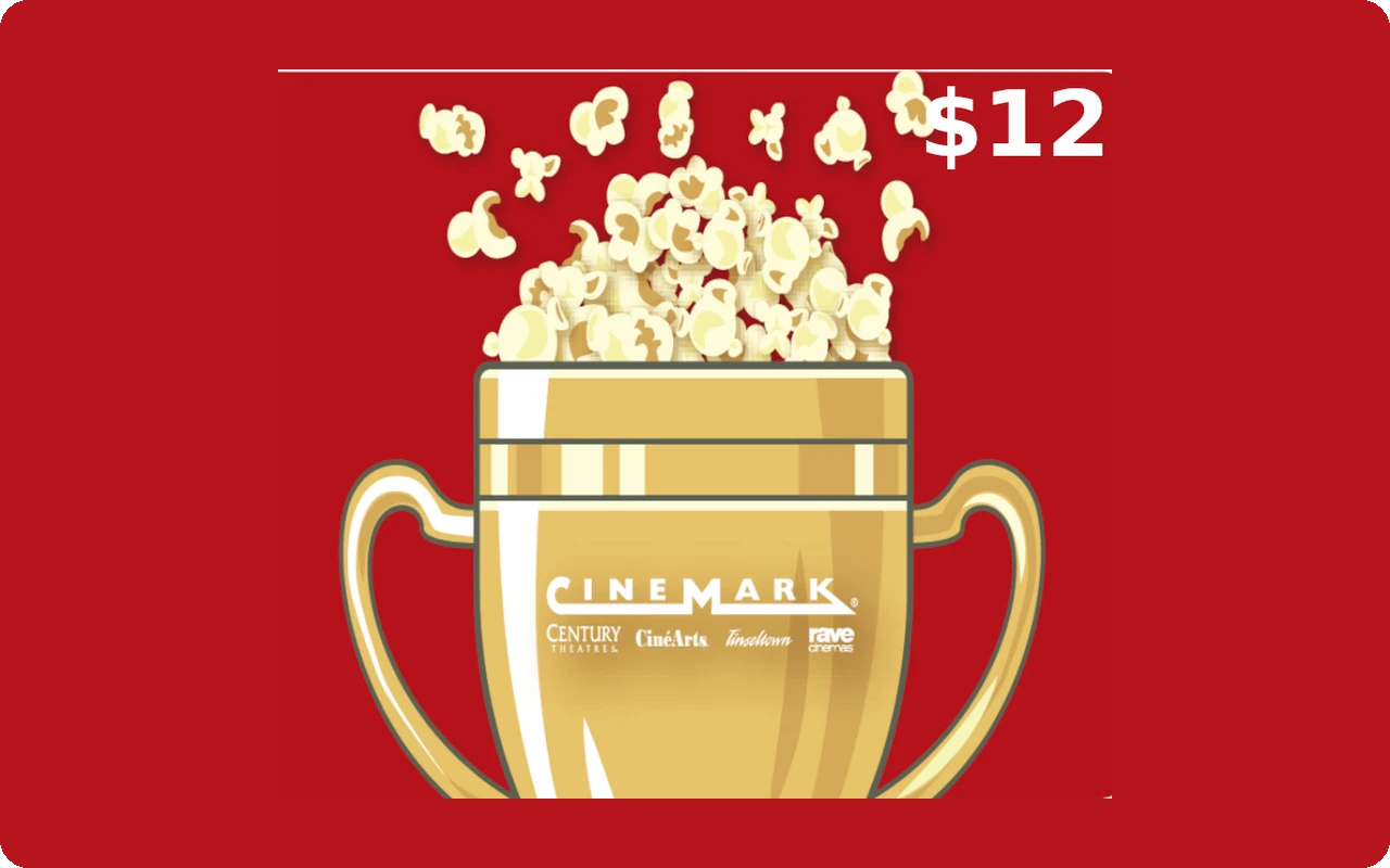 Cinemark Theatres $12 Gift Card (United States)