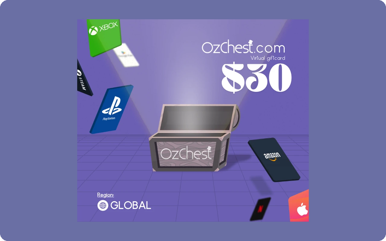 Ozchest $30 Gift Card