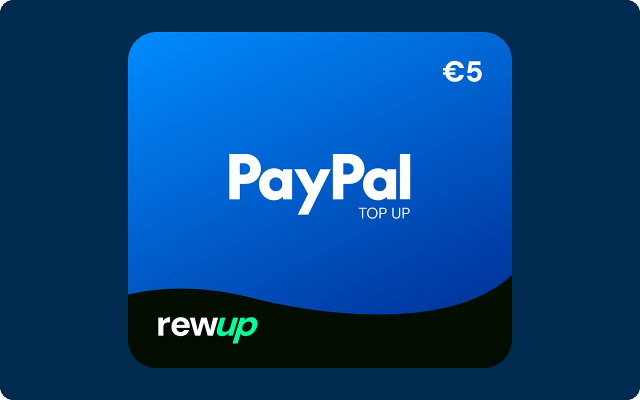 RewUp PayPal €5 Gift Card (Europe)