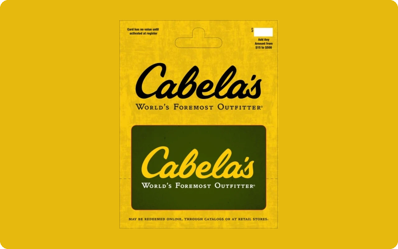 Cabelas Gift Card 25 CAD - CANADA