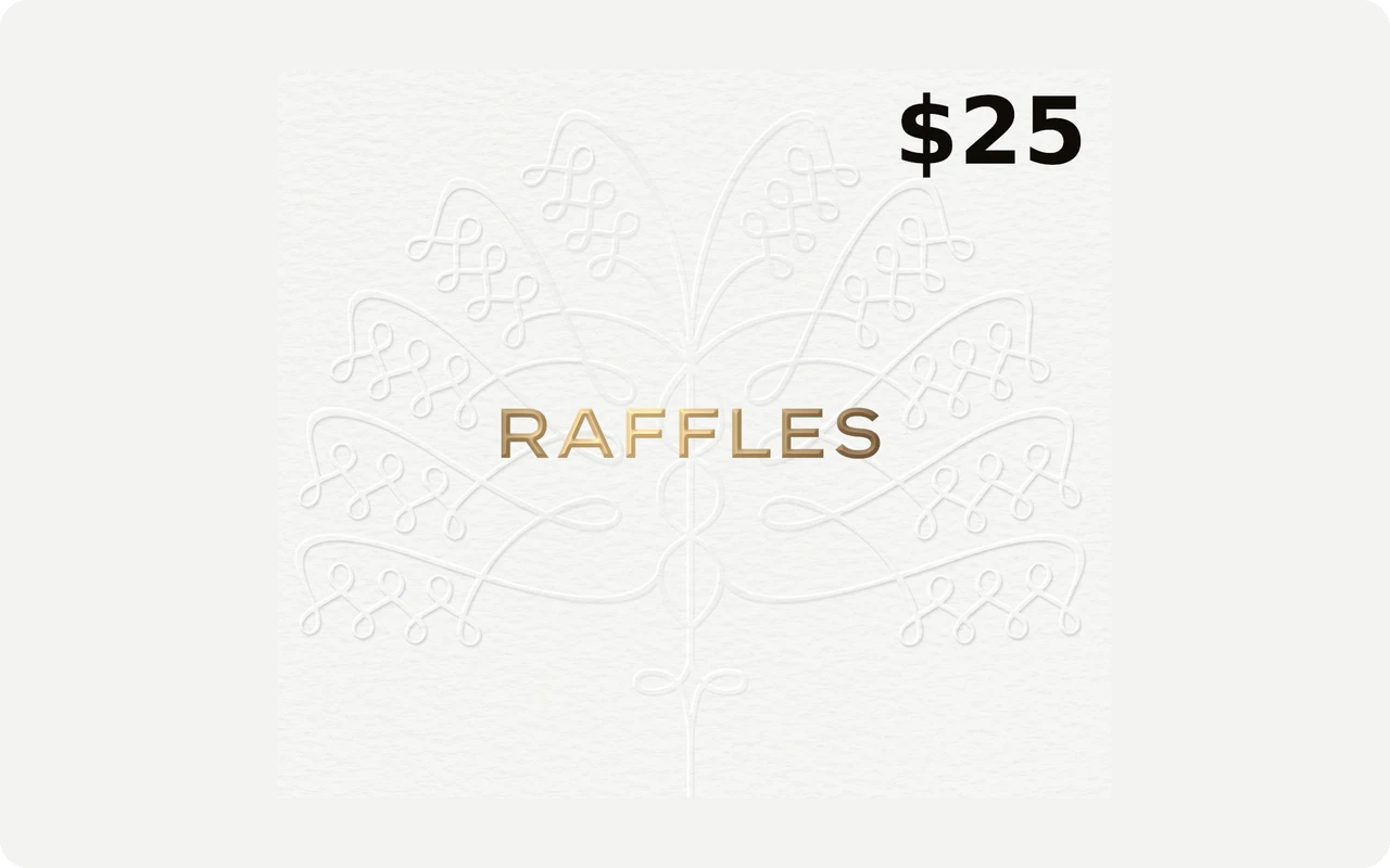 Raffles Hotels & Resorts $25 Gift Card (United States)
