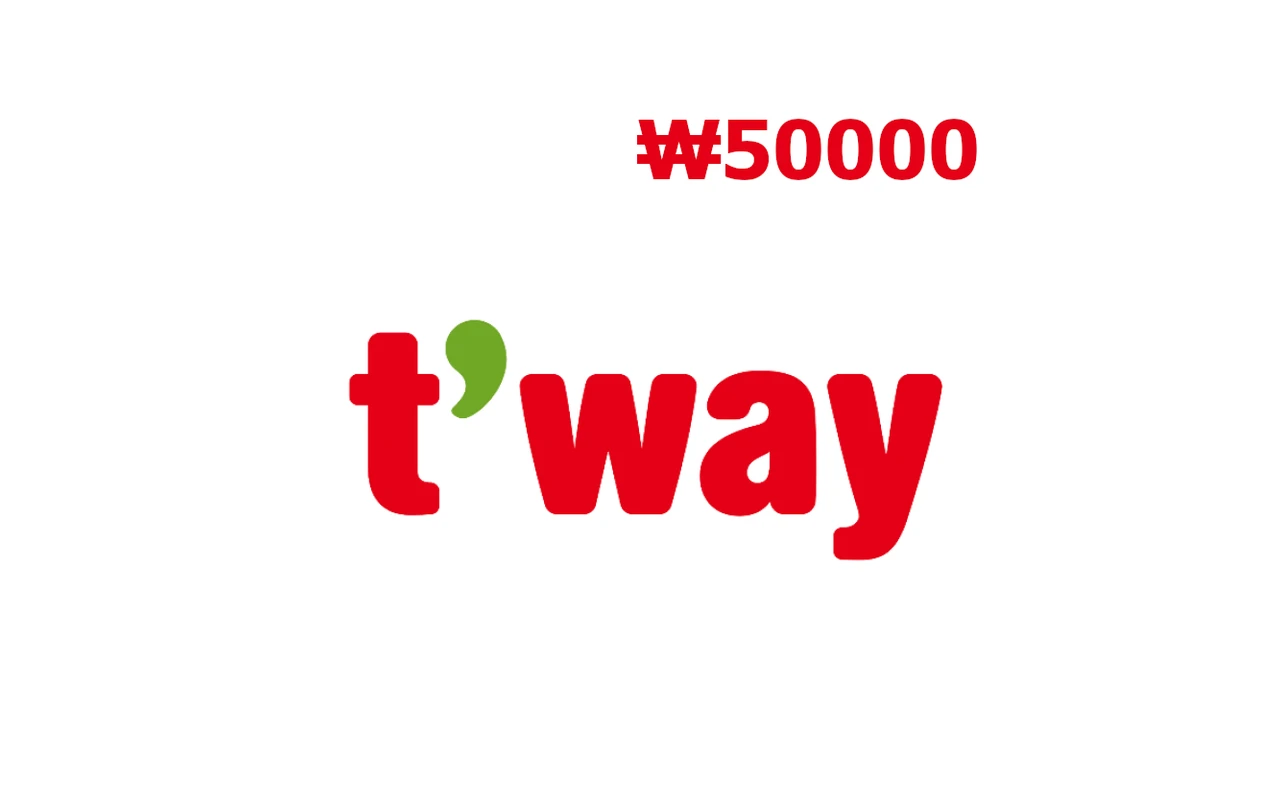 T'way Airline ₩50000 Gift Card (South Korea)
