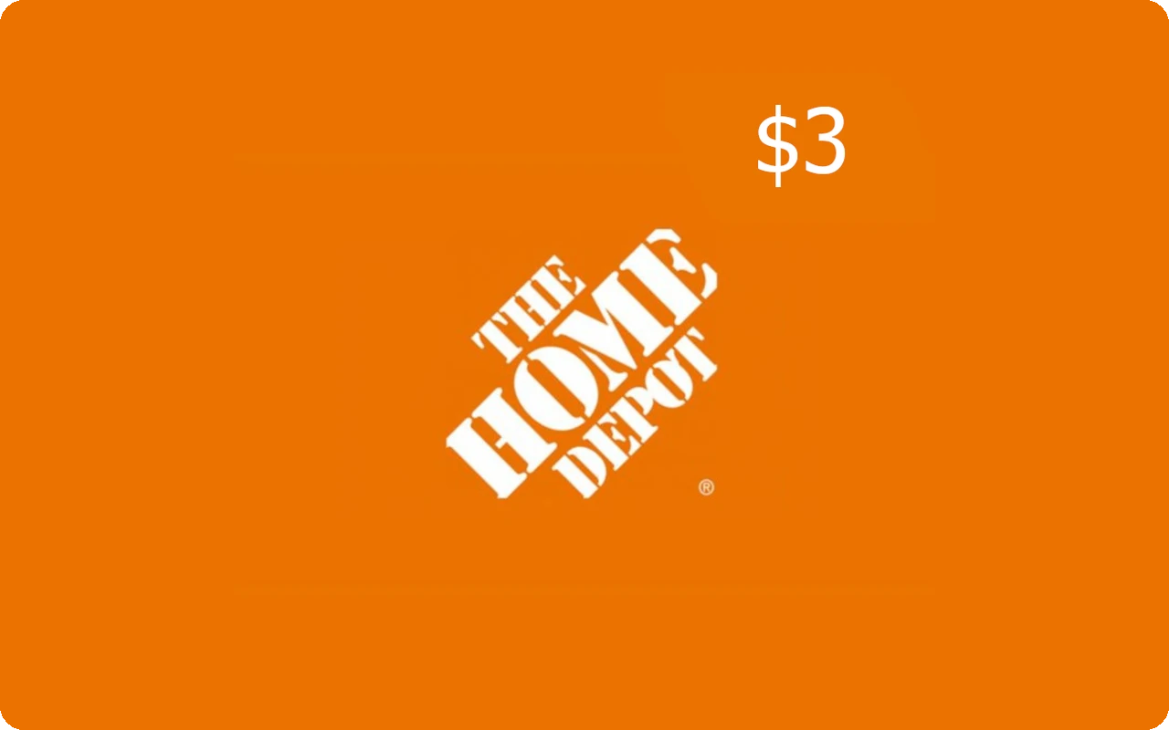 The Home Depot $3 Gift Card (United States)