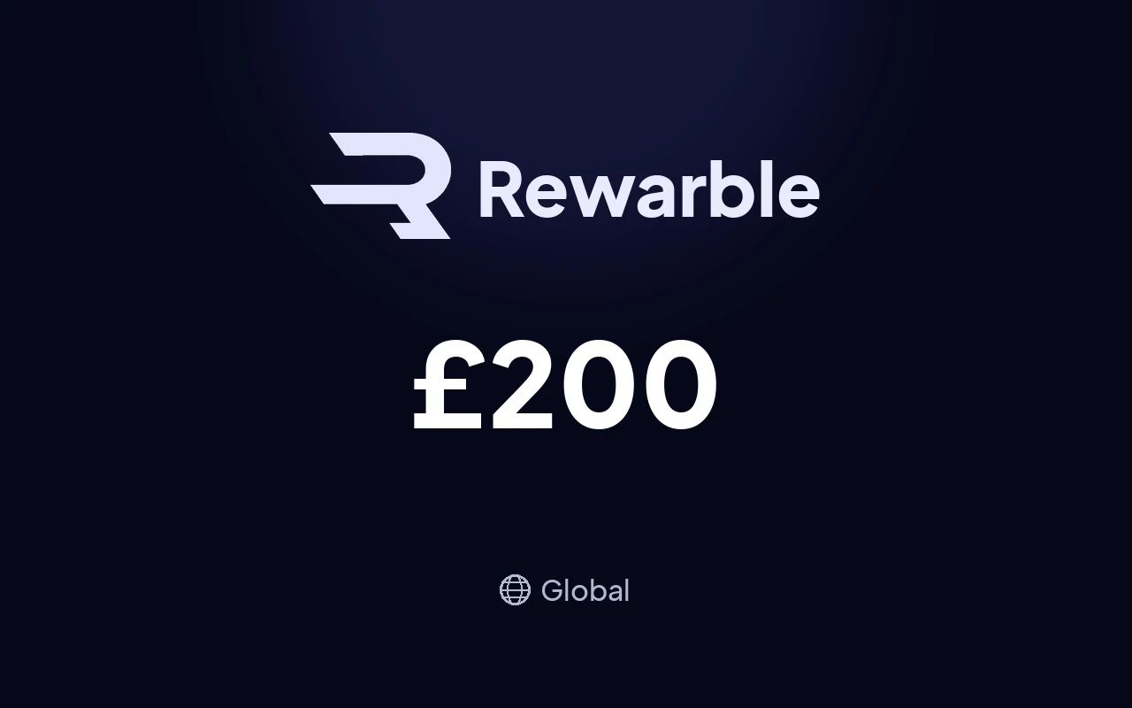 Rewarble Super £200 Gift Card