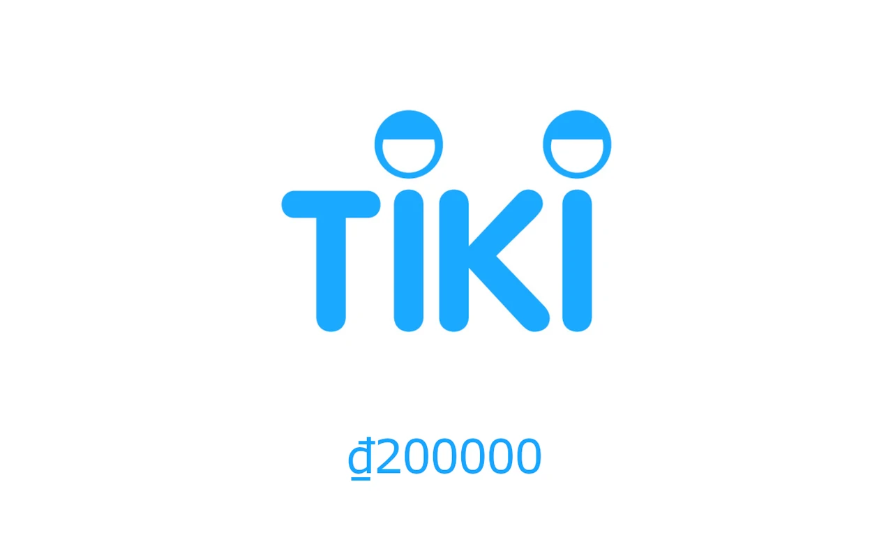 Tiki ₫200000 Gift Card (Vietnam)