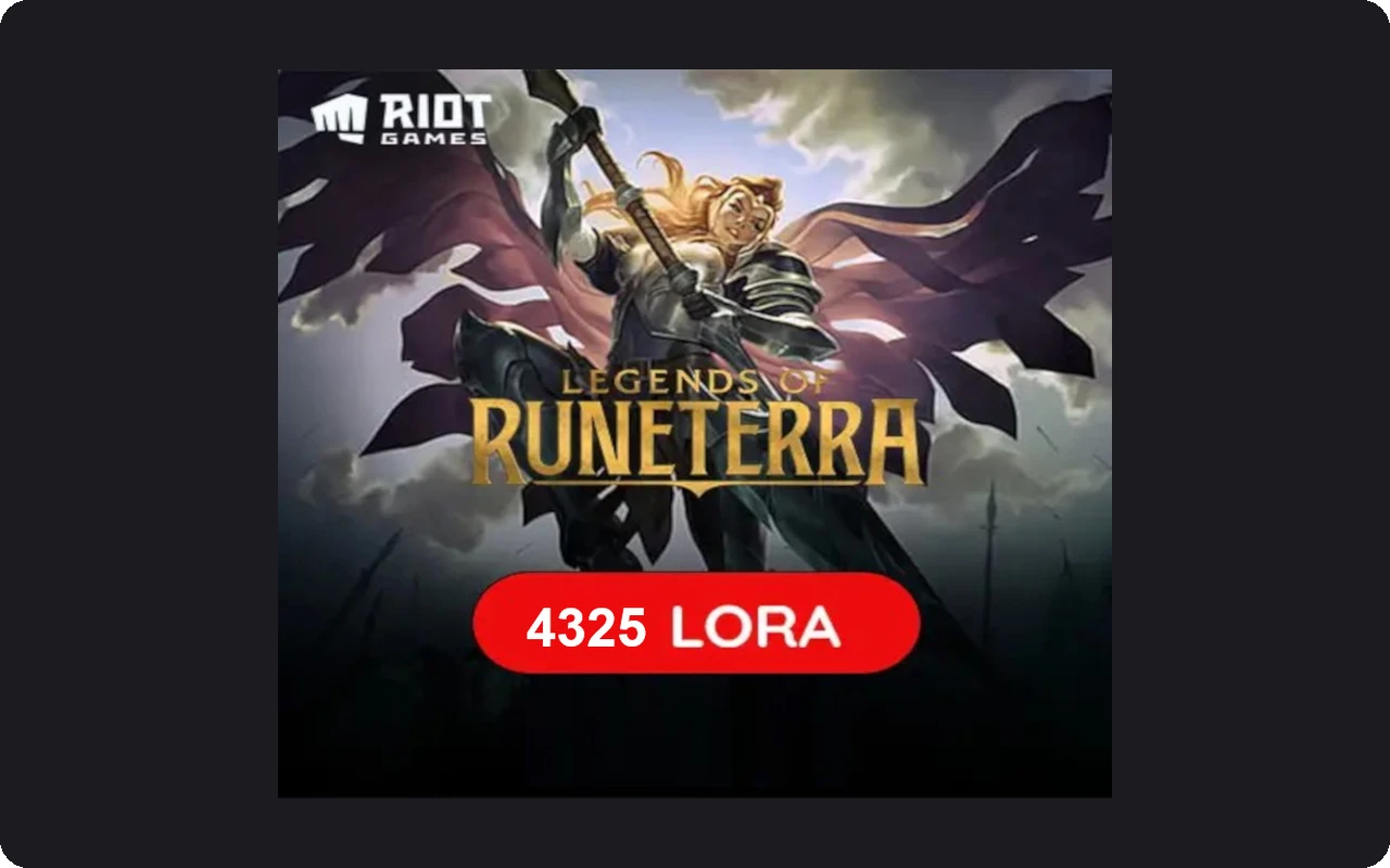 Legends Of Runeterra 4325 Gift Card (Turkey)