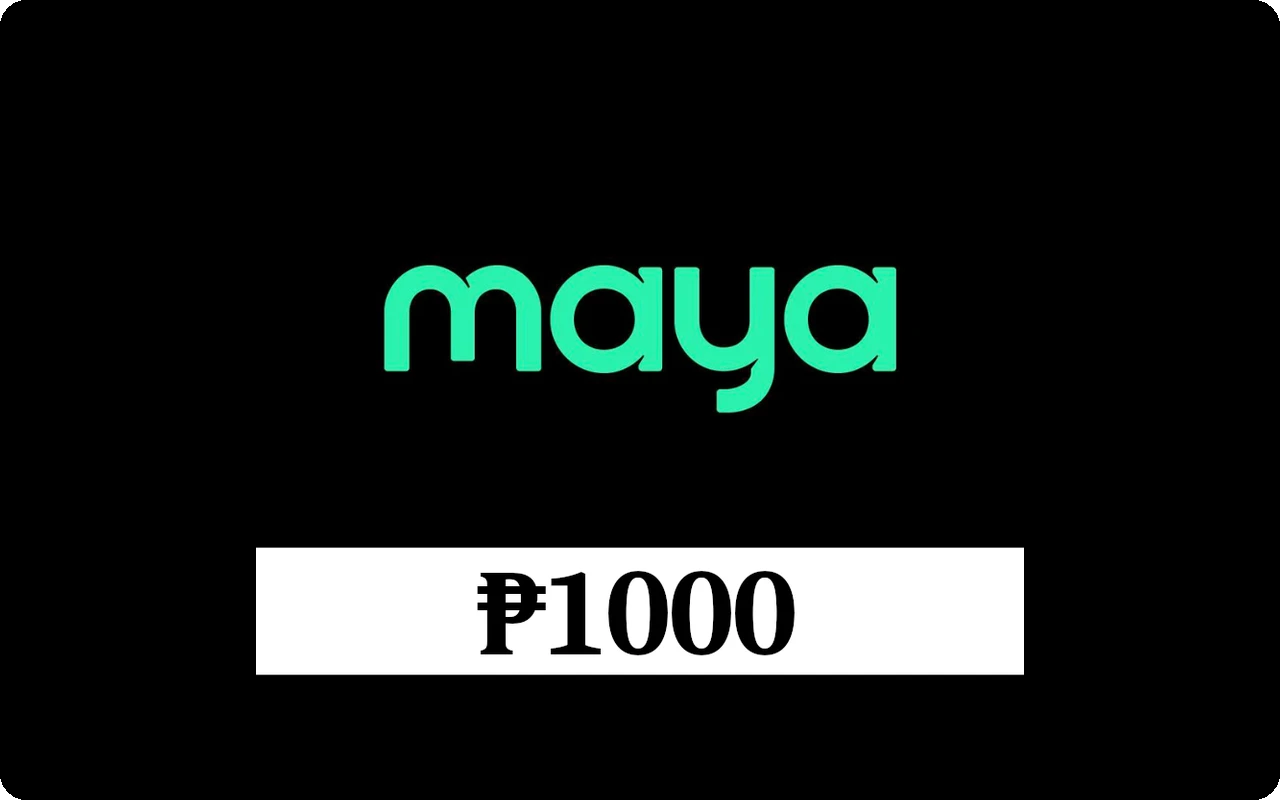 MAYA eWallet ₱1000 Gift Card PH