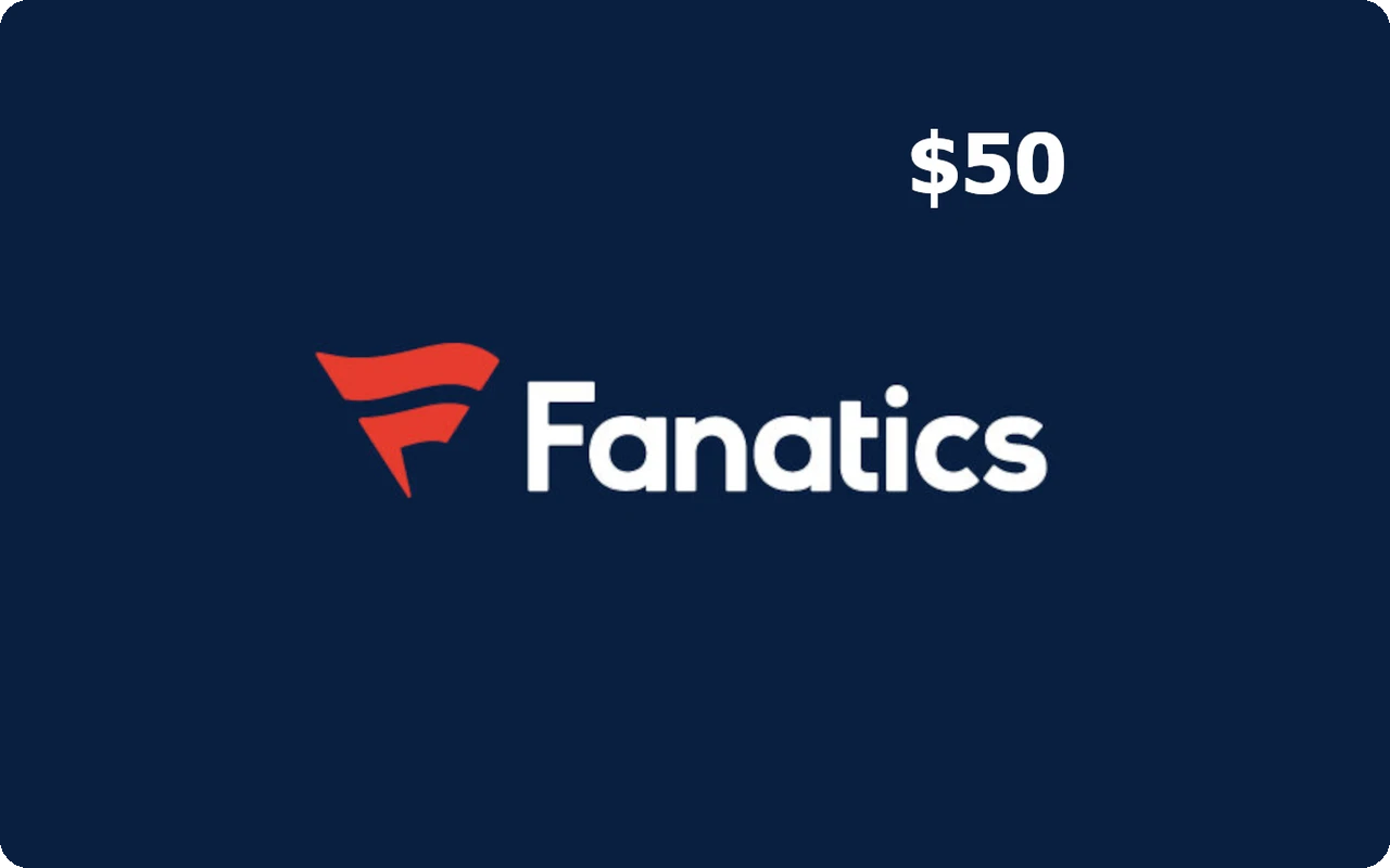 Fanatics $50 Gift Card (United States)