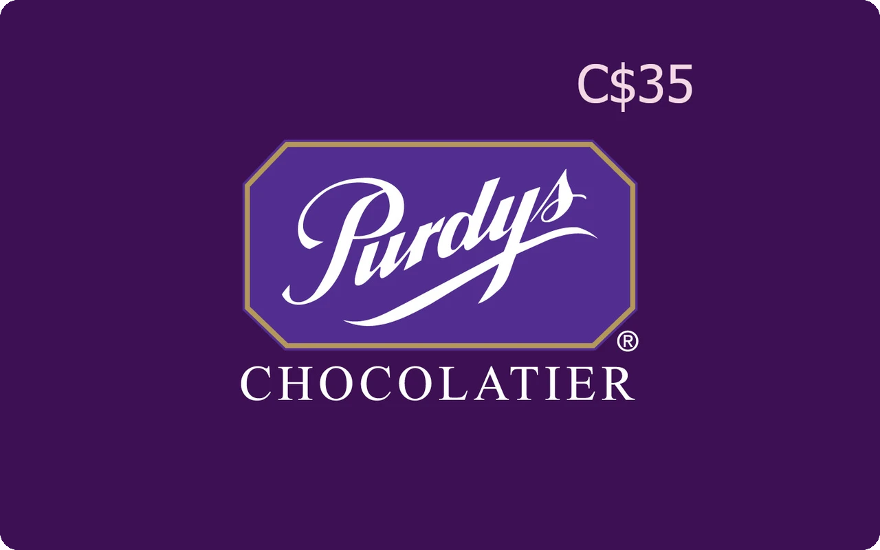 Purdys Chocolatier $35 Gift Card (Canada)