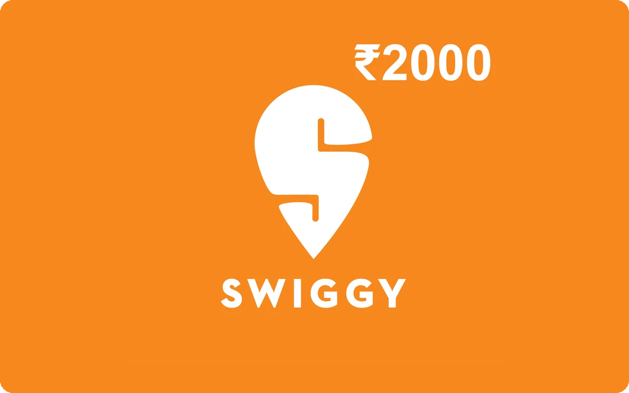 Swiggy ₹2000 Gift Card (India)