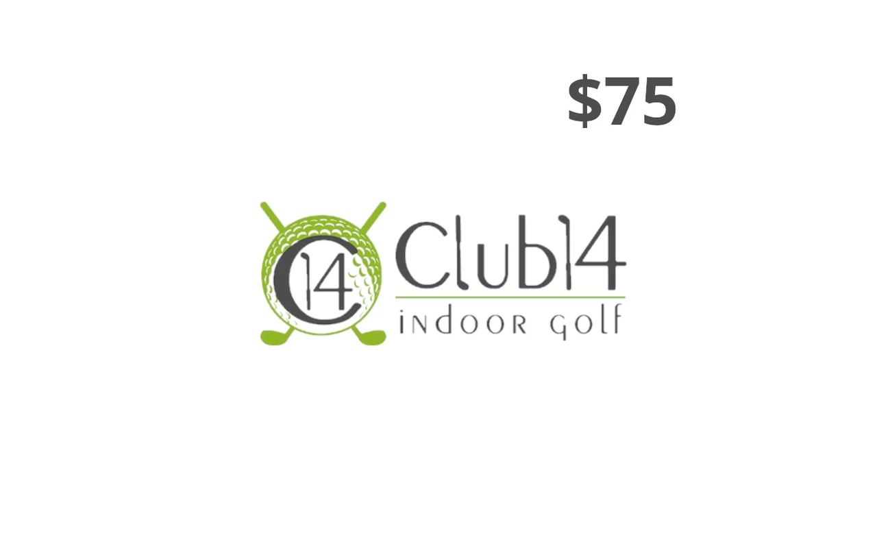 Club14 Indoor Golf $75 Gift Card (United States)