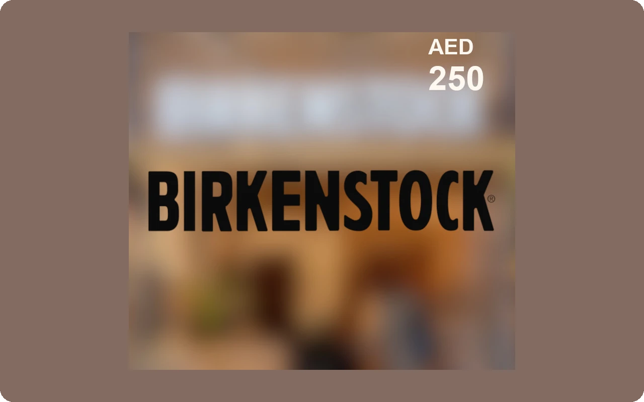 Birkenstock 250 AED Gift Card (United Arab Emirates)