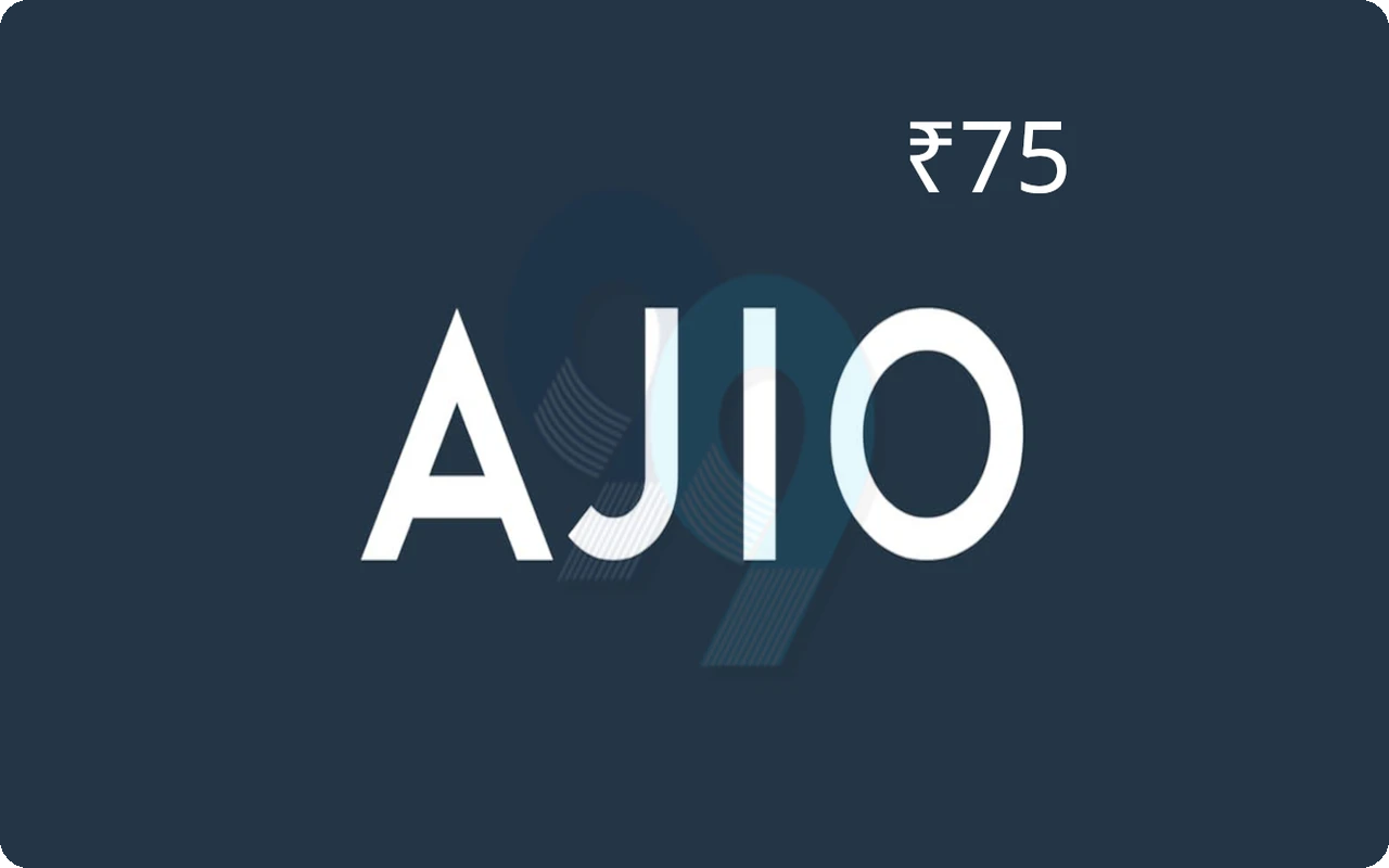Ajio ₹75 Gift Card (India)