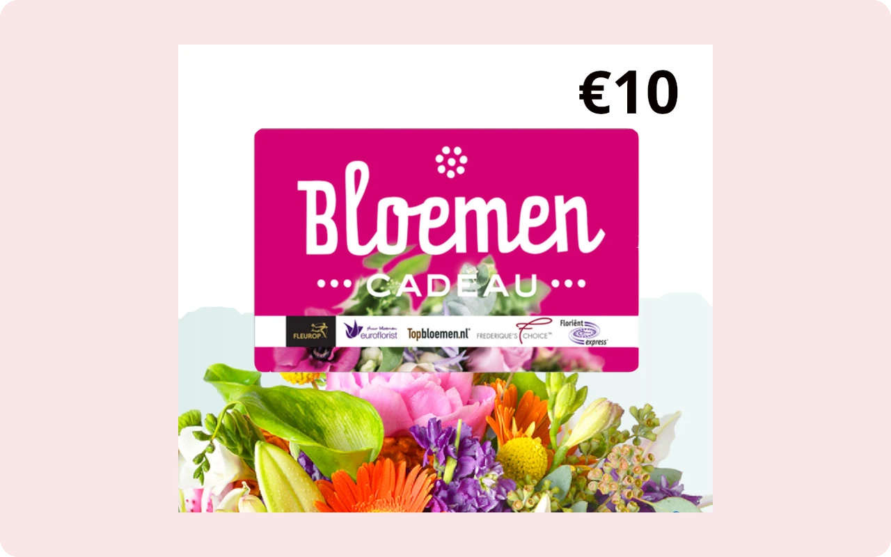 Bloemen Cadeau €10 Gift Card (Netherlands)