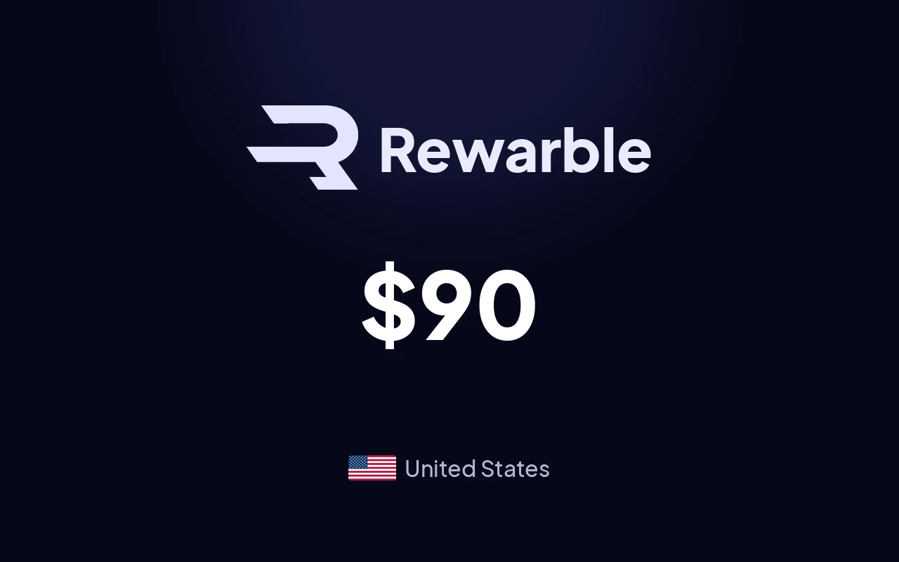 Rewarble Astropay $90 Gift Card (United States)