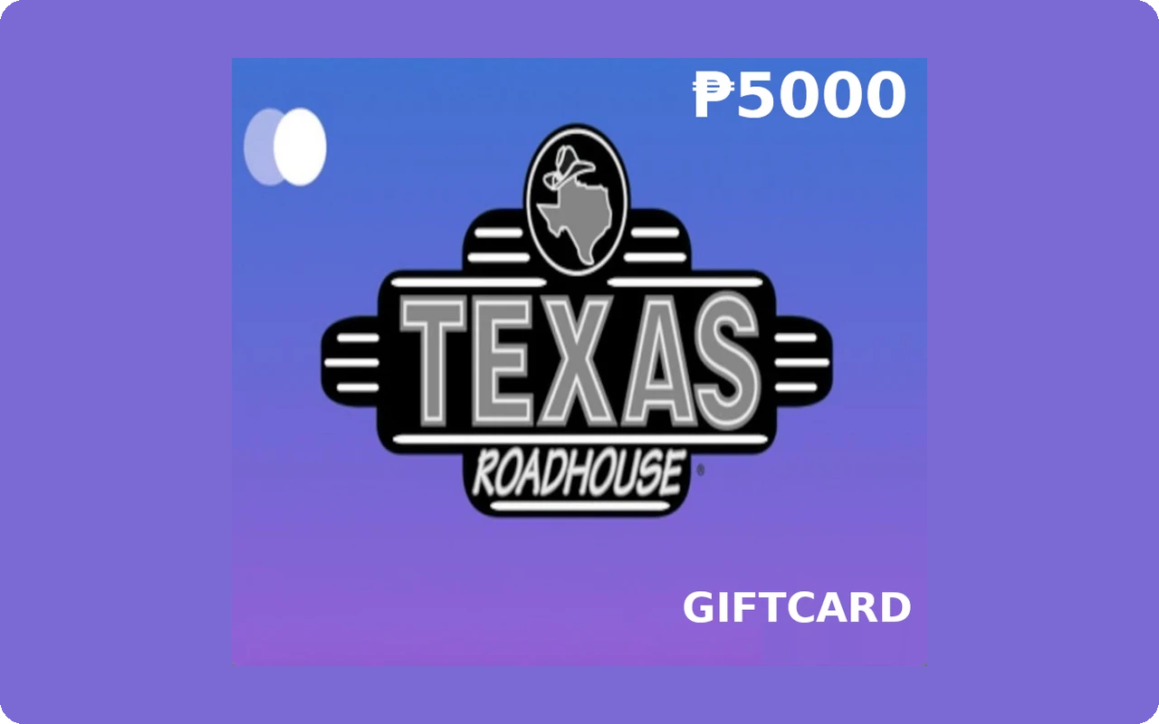 Texas Roadhouse ₱5000 Gift Card (Philippines)