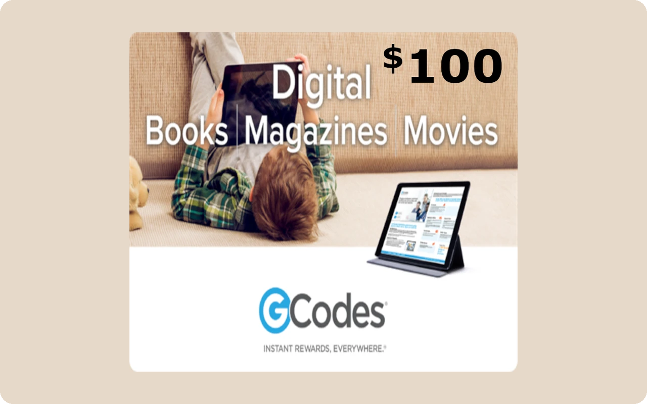 Gcodes Global $100 Gift Card (United States)