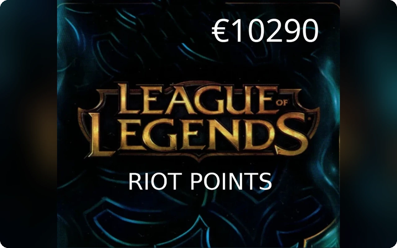League of Legends 10290 Gift Card