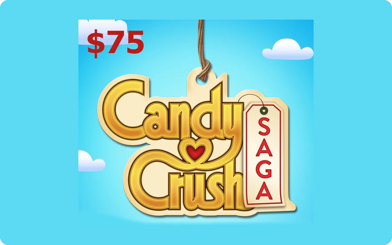 Candy Crush $75 Gift Card (United States)