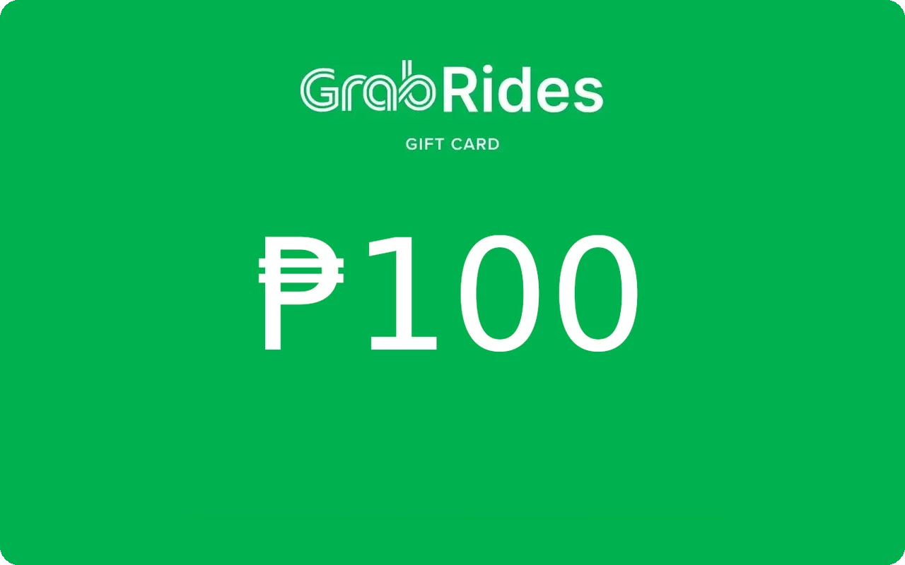 Grab Rides ₱100 Gift Card (Philippines)