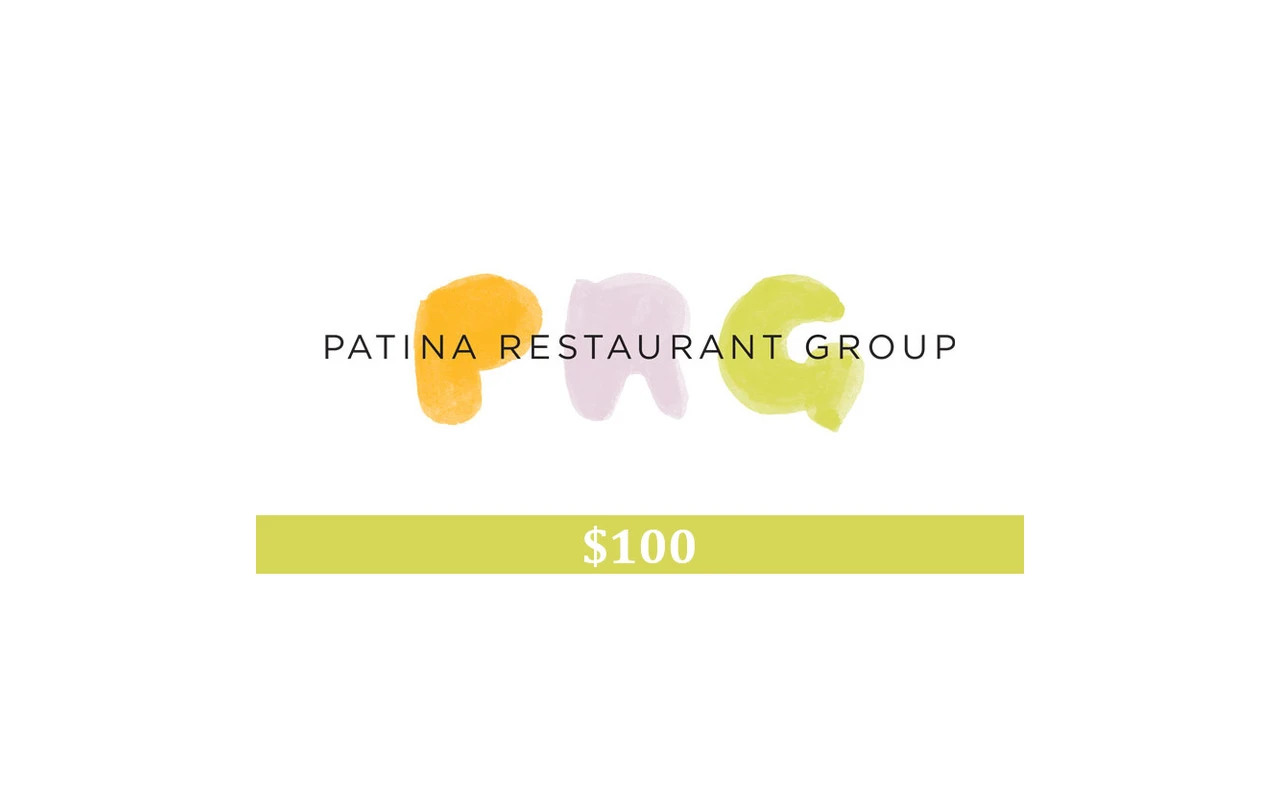 Patina Restaurant Group $100 Gift Card (United States)