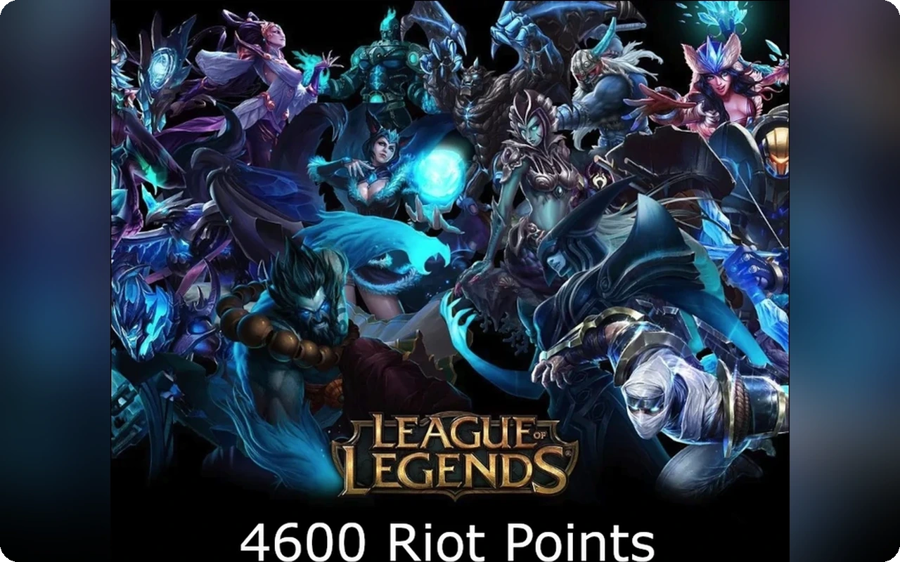 League of Legends 4600 Gift Card (New Zealand)