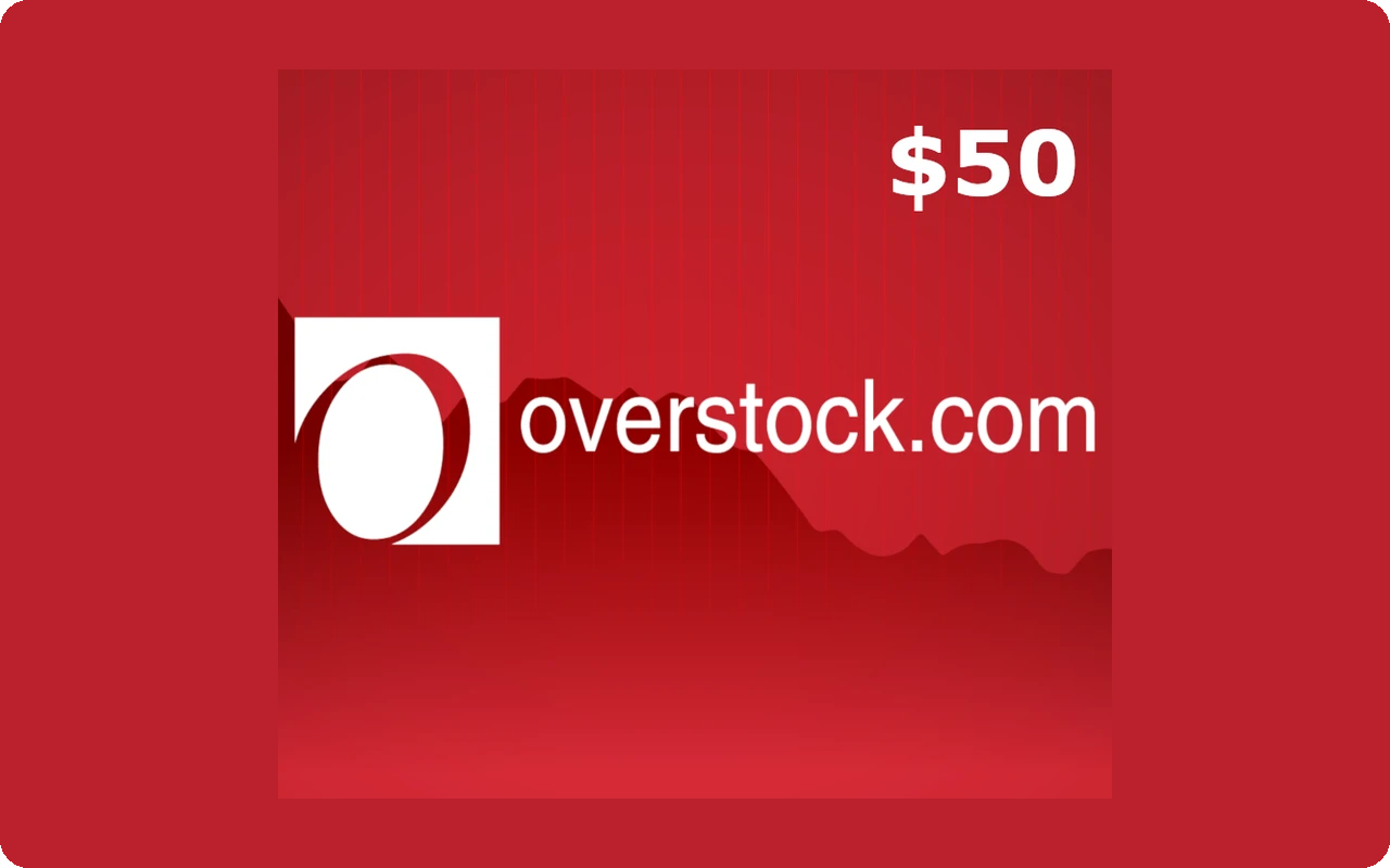 Overstockcom $50 Gift Card (United States)