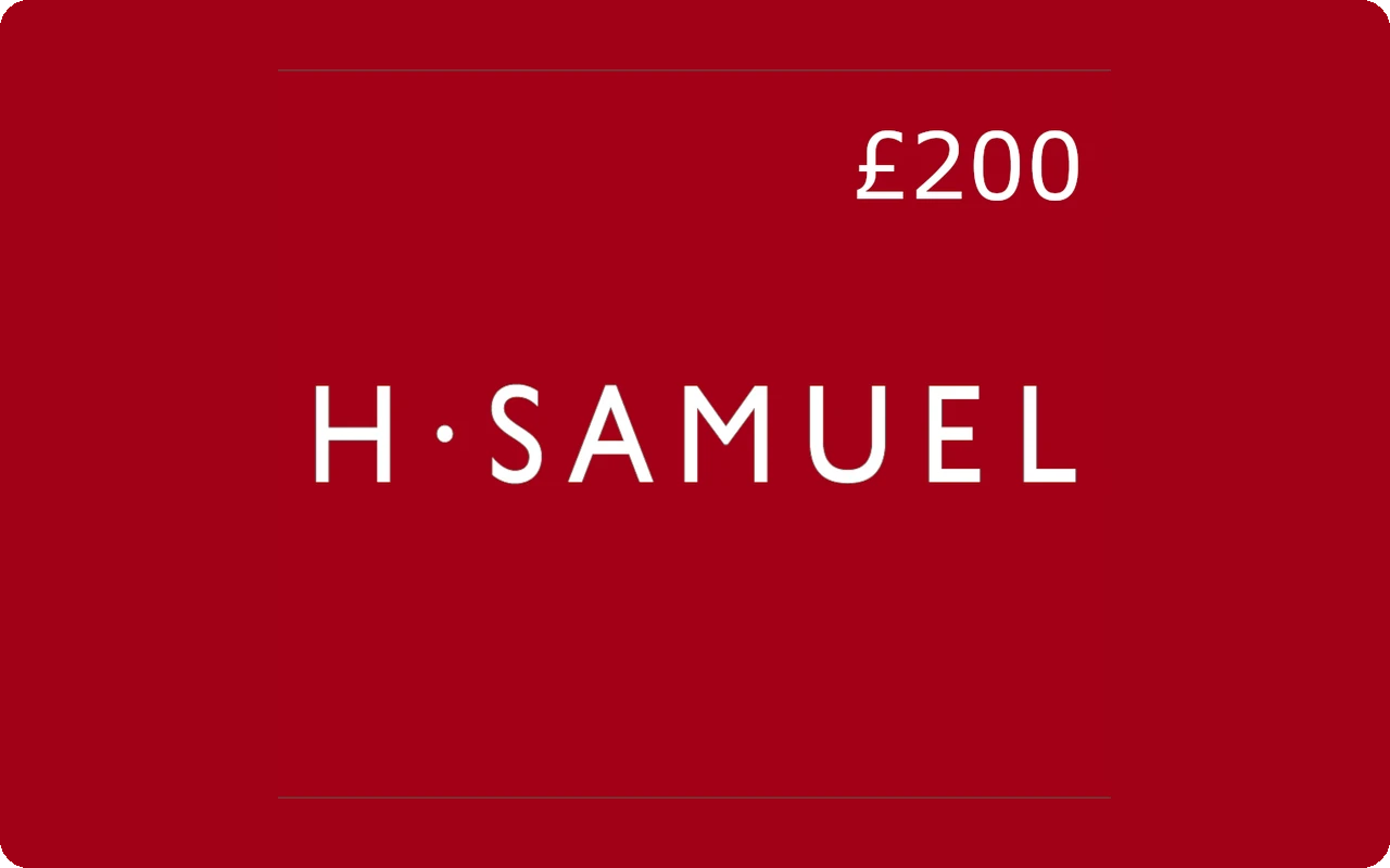 H Samuel £200 Gift Card (United Kingdom)