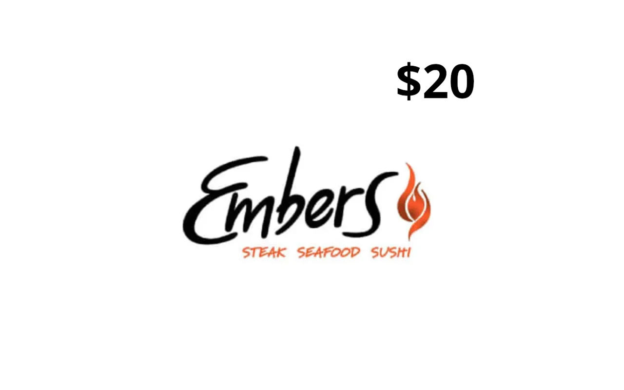 Embers Restaurant $20 Gift Card (United States)