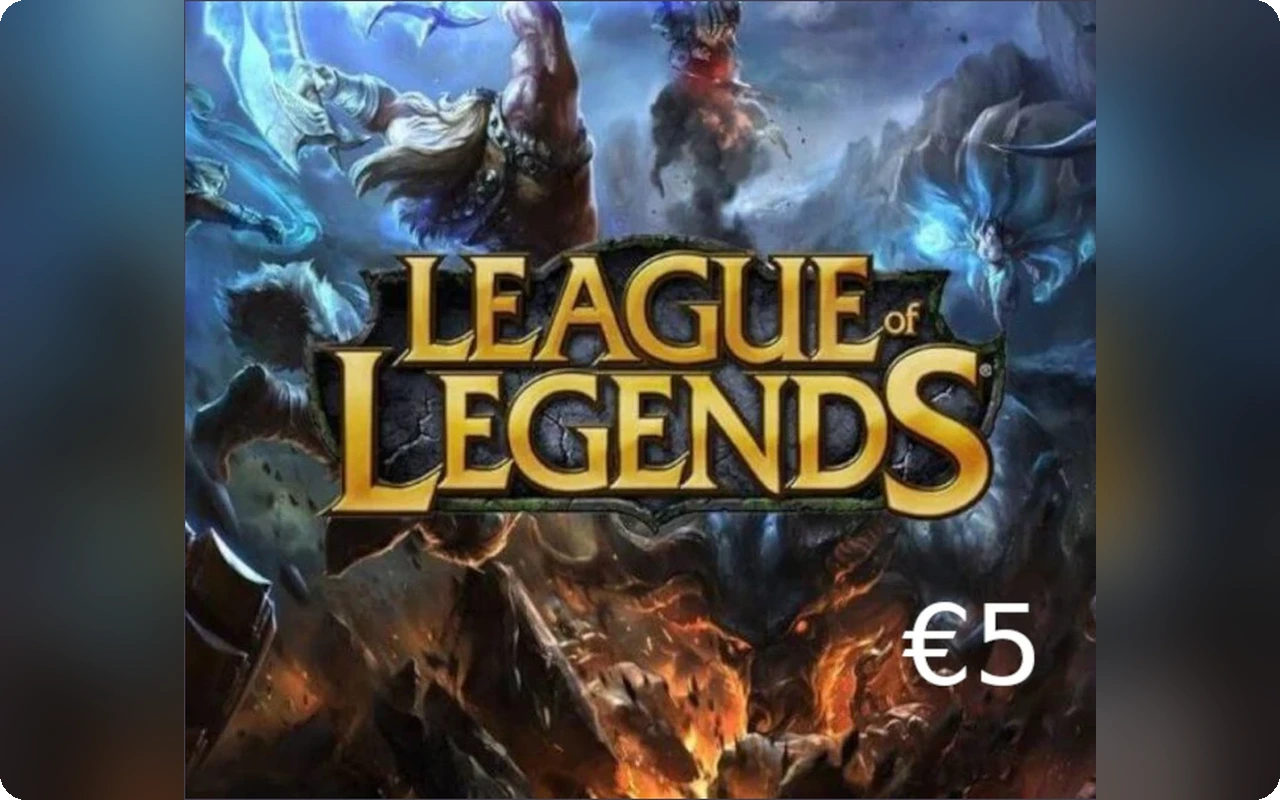 League of Legends €5 Gift Card (Europe)